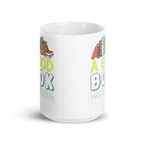 4_181 - A good book has no ending - White glossy mug