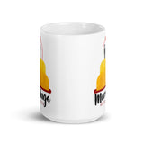 5_95 - Marriage, when dating goes too far - White glossy mug