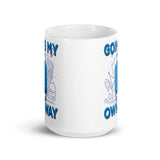 7_124 - Going my own way - White glossy mug