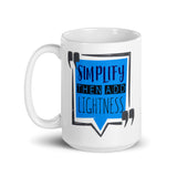 7_176 - Simplify, then add lightness - White glossy mug