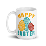 8 - Happy Easter - White glossy mug