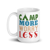 2_270 - Camp more, worry less - White glossy mug