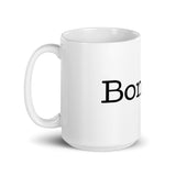 "Bonjour" - White glossy mug