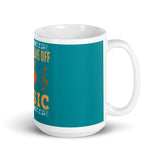 1_223 - Where words leave off music begins - White glossy mug