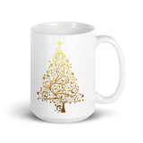 31 - Tree - White glossy mug