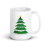 42 - Tree - White glossy mug