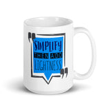 7_176 - Simplify, then add lightness - White glossy mug