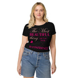 2_230 - The most beautiful thing you can wear is confidence - Women’s basic organic t-shirt