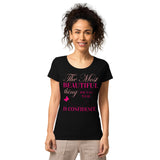 2_230 - The most beautiful thing you can wear is confidence - Women’s basic organic t-shirt