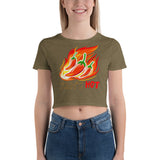 6_42 - That's hot - Women’s Crop Tee