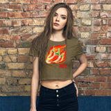 6_42 - That's hot - Women’s Crop Tee