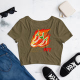 6_42 - That's hot - Women’s Crop Tee