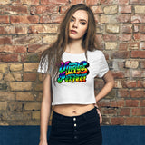 7_193 - Being unique is better than being perfect - Women’s Crop Tee