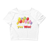 6_22 - You win - Women’s Crop Tee