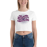 2_256 - The beautiful is always bizarre - Women’s Crop Tee