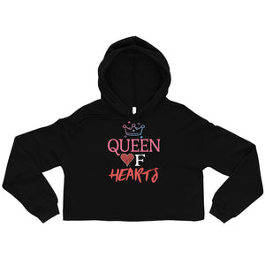 2_152 - Queen of Hearts - Crop Hoodie