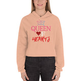 2_152 - Queen of Hearts - Crop Hoodie