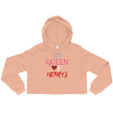 2_152 - Queen of Hearts - Crop Hoodie