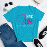 17 - Love mom, best mom in the world - Women's short sleeve t-shirt