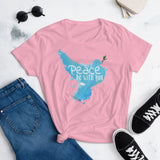 3_253 - Peace be with you - Women's short sleeve t-shirt