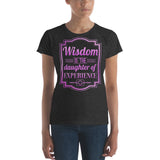 1_259 - Wisdom is the daughter of experience - Women's short sleeve t-shirt