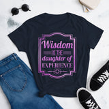 1_259 - Wisdom is the daughter of experience - Women's short sleeve t-shirt