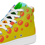 "Under the sea" - Women’s high top canvas shoes
