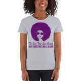 2_251 - The soul that sees beauty may sometimes walk alone - Women's short sleeve t-shirt