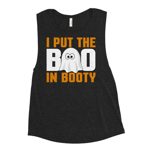 14 - I put the boo in booty - Ladies’ Muscle Tank