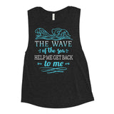 1_235 - The wave of the sea, help me get back to me - Ladies’ Muscle Tank