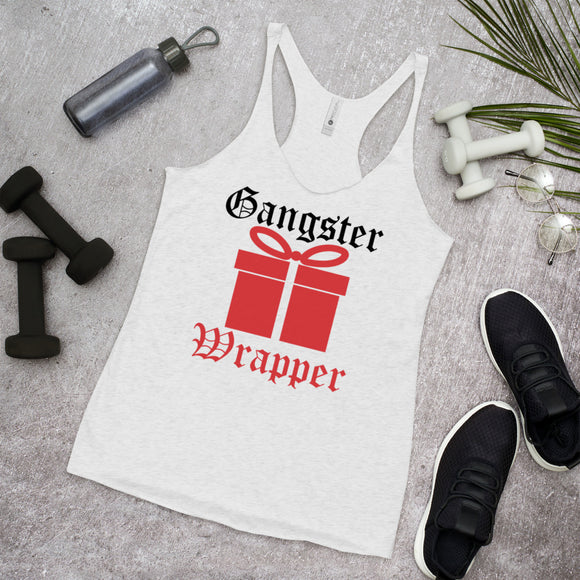 15 - Gangster wrapper - Women's Racerback Tank