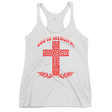 1_248 - God is merciful - Women's Racerback Tank