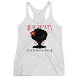 2_255 - Real beauty is to be true to oneself - Women's Racerback Tank