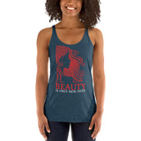 2_252 - Beauty is only skin deep - Women's Racerback Tank