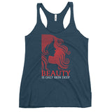 2_252 - Beauty is only skin deep - Women's Racerback Tank