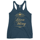 7_226 - It's nothing but a diva thing - Women's Racerback Tank