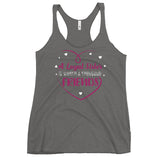 6_3 - A loyal sister is worth a thousand friends - Women's Racerback Tank