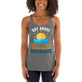 1_233 - Sky above, sand below, peace within - Women's Racerback Tank