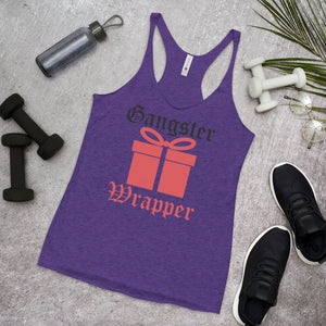 15 - Gangster wrapper - Women's Racerback Tank