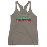 5_238 - The less said, the better - Women's Racerback Tank