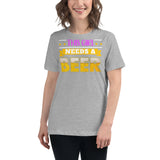 7_39 - This girl needs a beer - Women's Relaxed T-Shirt