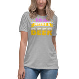 7_39 - This girl needs a beer - Women's Relaxed T-Shirt