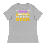 7_39 - This girl needs a beer - Women's Relaxed T-Shirt