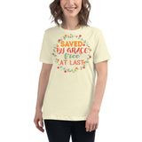 1_161 - Saved by grace free at last - Women's Relaxed T-Shirt