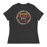 1_161 - Saved by grace free at last - Women's Relaxed T-Shirt