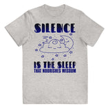 1_260 - Silence is the sleep that nourishes wisdom - Youth jersey t-shirt