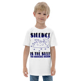 1_260 - Silence is the sleep that nourishes wisdom - Youth jersey t-shirt