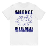 1_260 - Silence is the sleep that nourishes wisdom - Youth jersey t-shirt