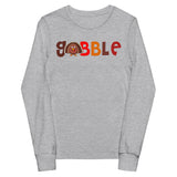 7 - Gobble - Youth long sleeve tee