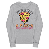 4_109 - You've stolen a pizz-a my heart - Youth long sleeve tee